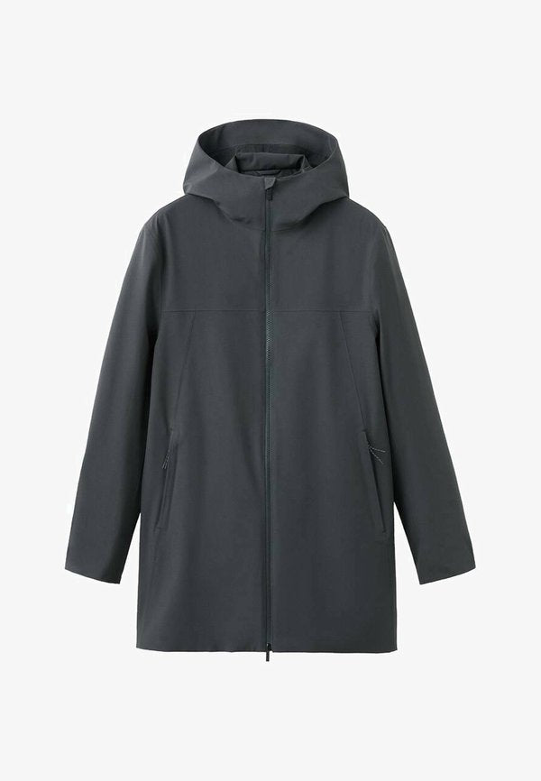 Mango Short coat - dark grey