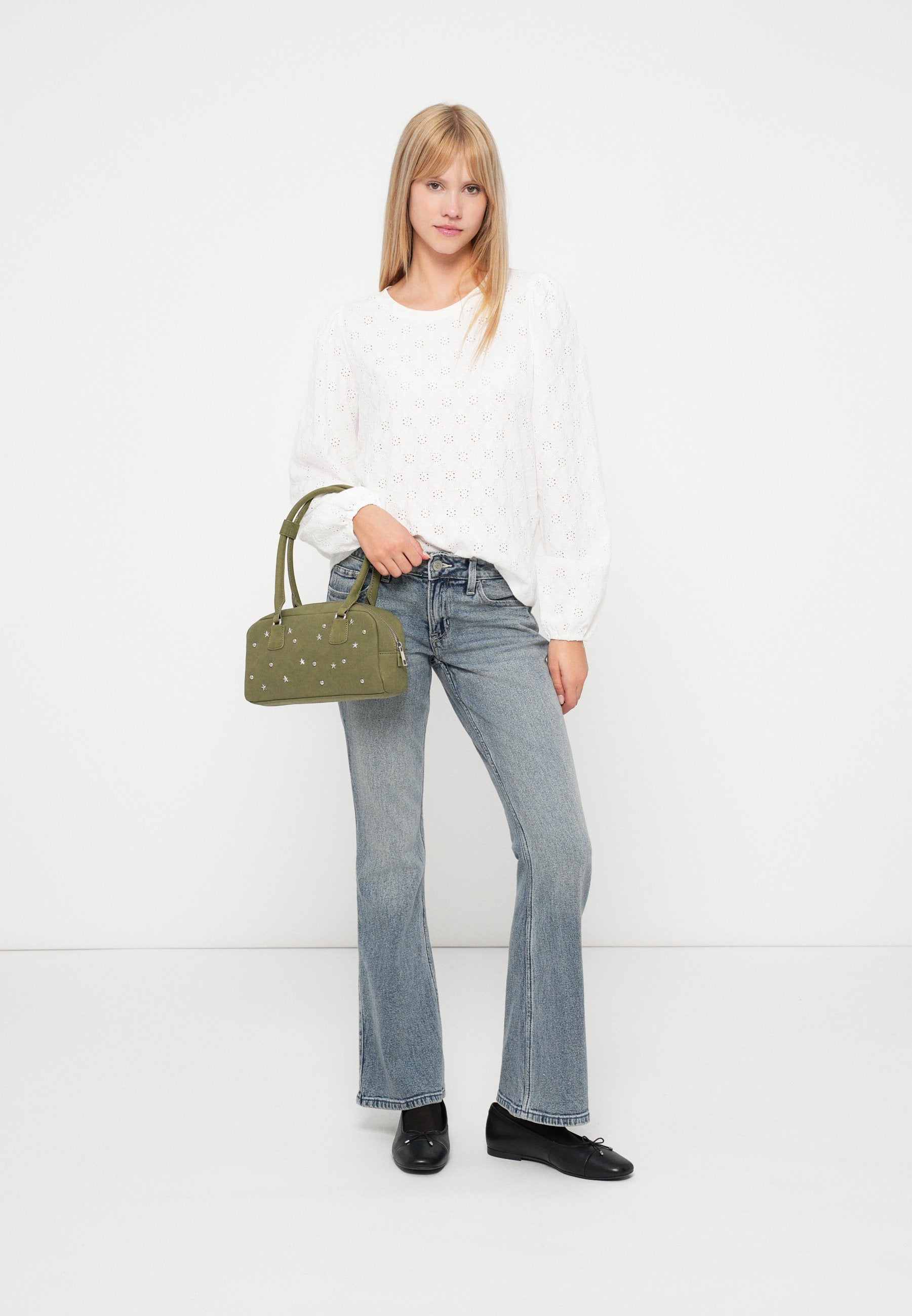 VILA VIASTA O-NECK L/S TOP - NOOS