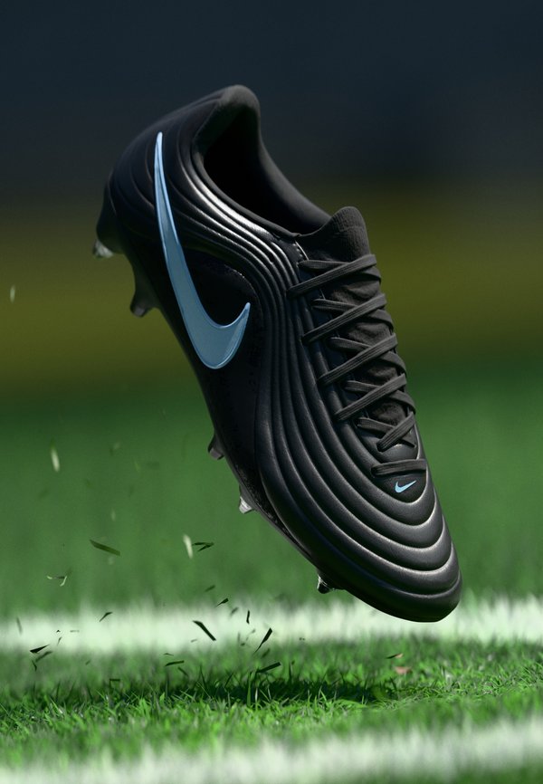 Nike Performance TIEMPO MAESTRO ACAD PRO UNISEX - Soft-ground football boots - black/ice blue