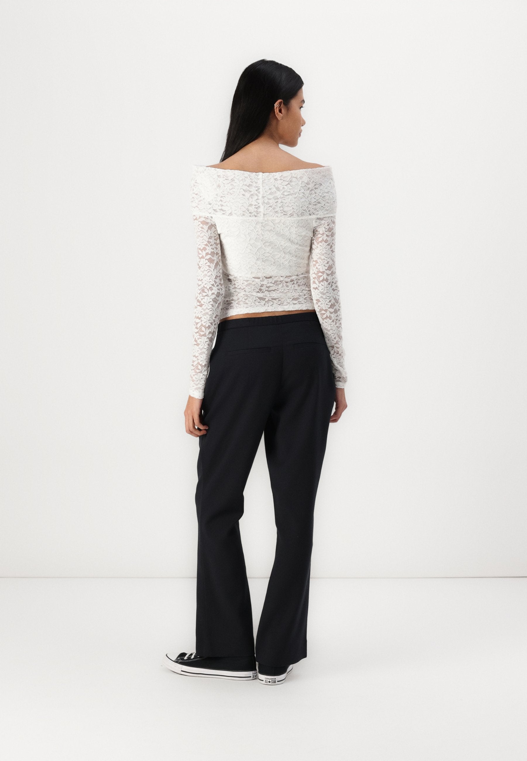 Abercrombie & Fitch Curve Love Low Rise Tailored Boot Pant