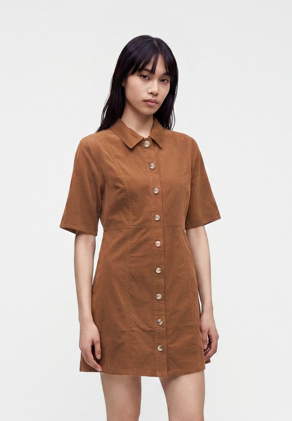 ONLY ONLAIME SHORT DRESS - Shirt dress - bison