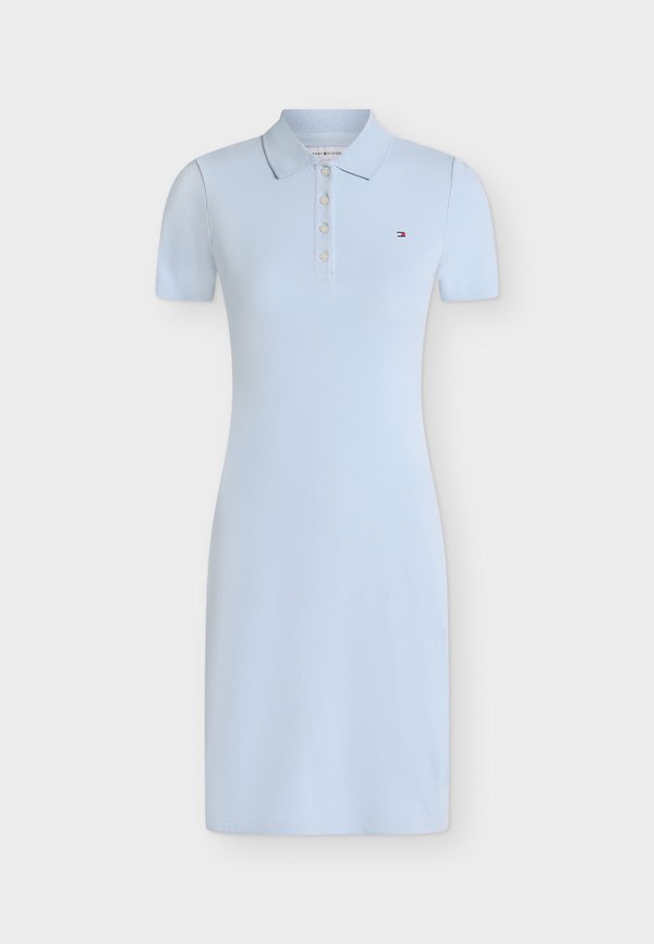 Tommy Hilfiger PIQUE POLO - T-Shirt Dress - breezy blue