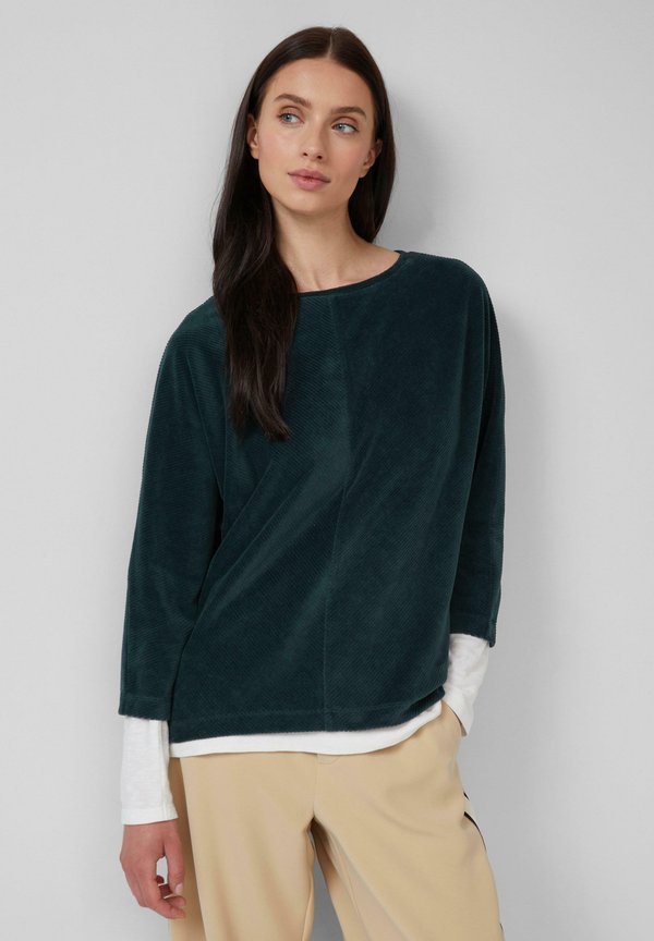 s.Oliver Long sleeved top - petrol