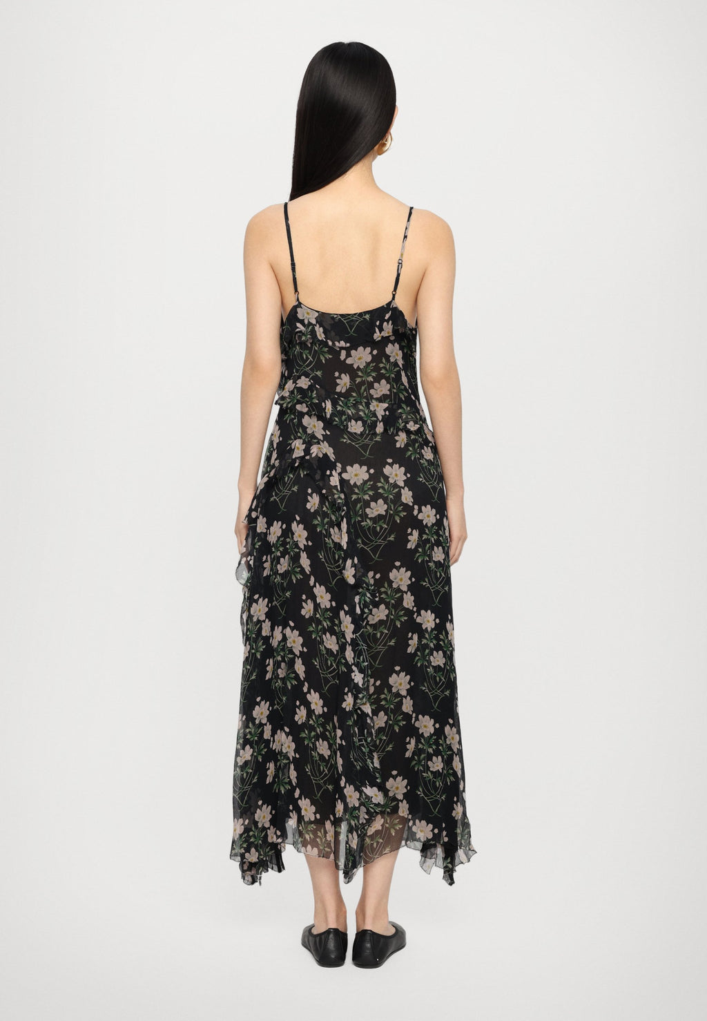 Sea ELIZABETH MIDI TIERED DRESS