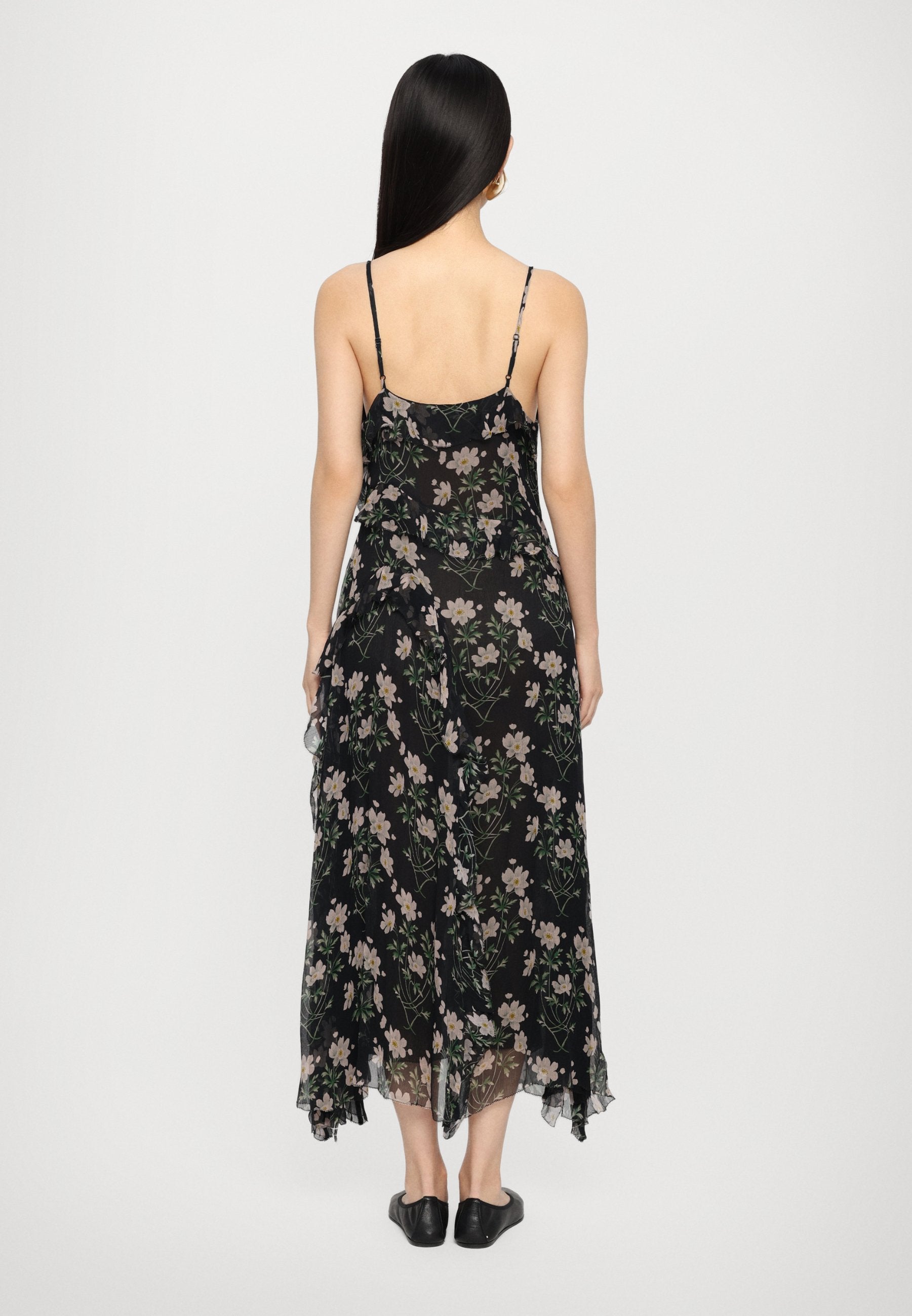 Sea ELIZABETH MIDI TIERED DRESS