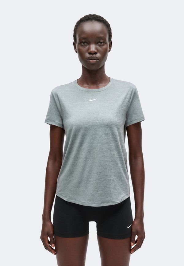Nike Performance ONE CLASSIC - Sports T-shirt - smoke grey heather/white