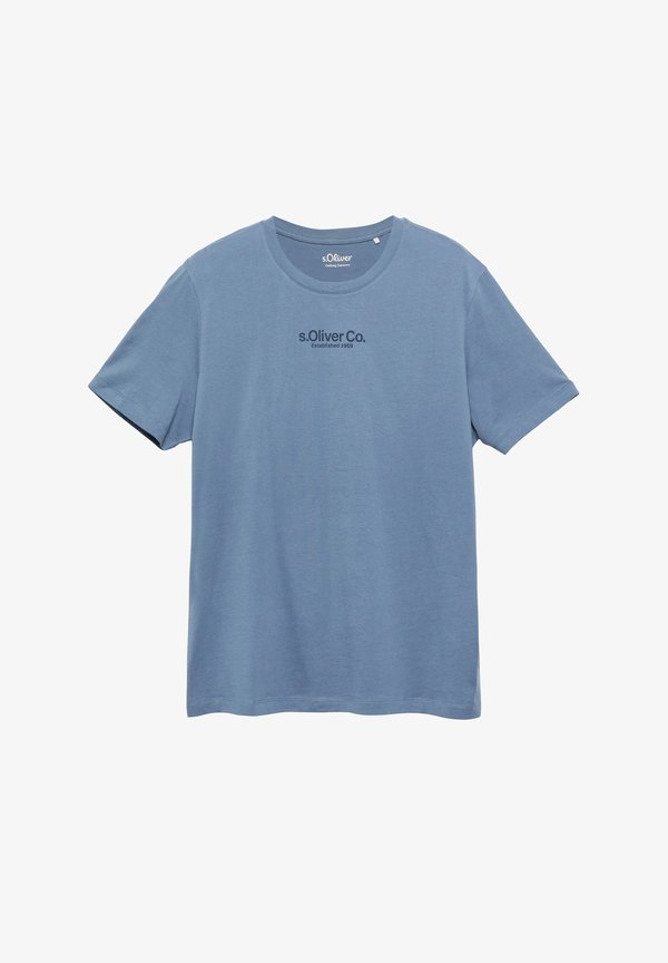 s.Oliver T-SHIRT - Print T-shirt - himmelblau
