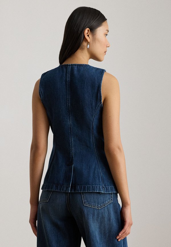 Lauren Ralph Lauren DENIM SLEEVELESS SHIRT