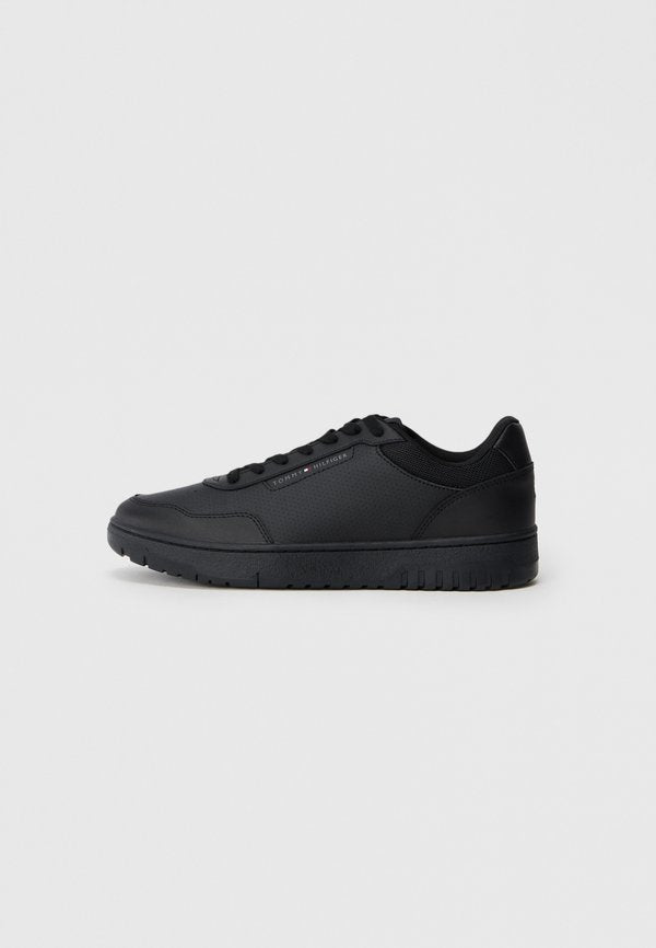 Tommy Hilfiger LIGHTWEIGHT BASKETBALL TRAINERS WITH LEATHER - Trainers - black
