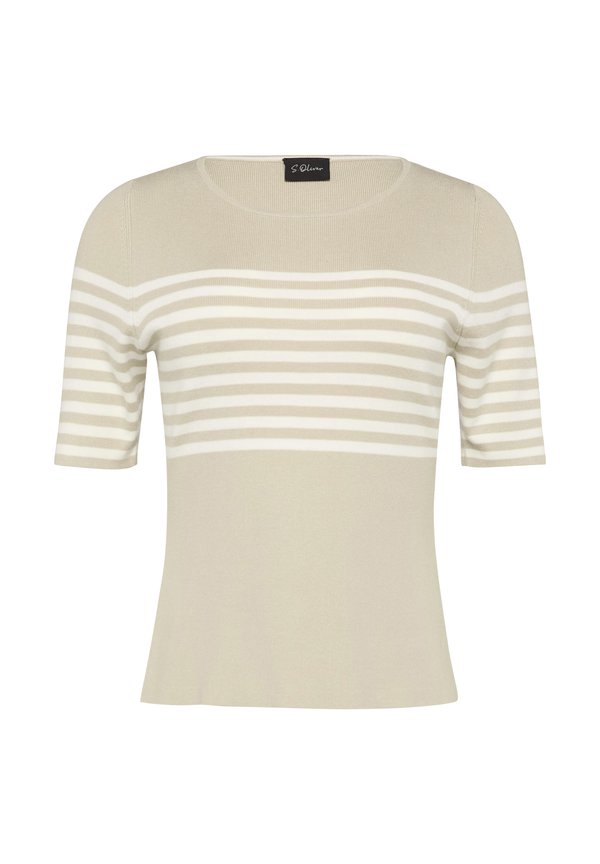 s.Oliver BLACK LABEL GESTREIFTER SLIM-FIT MIT KURZEN ÄRMELN