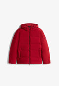Tommy Hilfiger HOODED PUFFER - Down jacket - regatta red