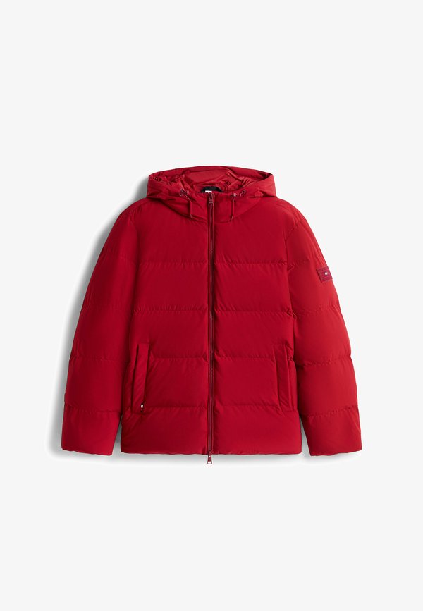 Tommy Hilfiger HOODED PUFFER - Down jacket - regatta red