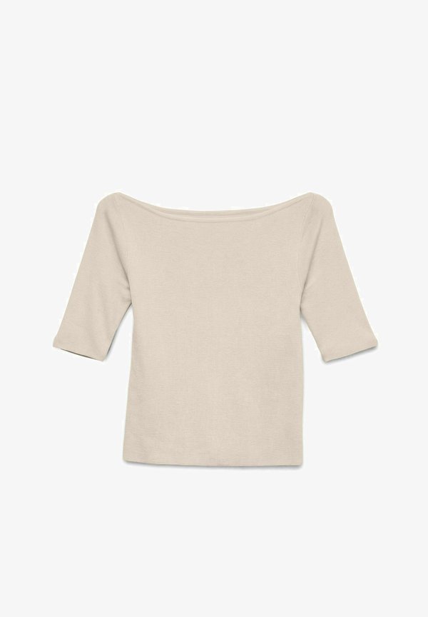 Vero Moda KNITTED PULLOVER VMHELENA KNITTED PULLOVER - Basic T-shirt - birch