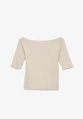 Vero Moda KNITTED PULLOVER VMHELENA KNITTED PULLOVER - Basic T-shirt - birch