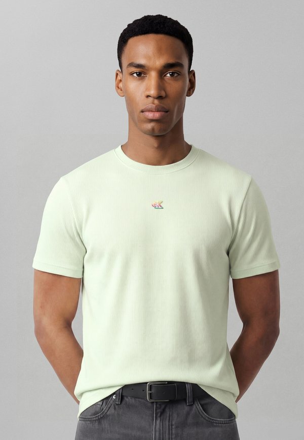 Calvin Klein Jeans PRIDE MONOGRAM - Basic T-shirt - seacrest
