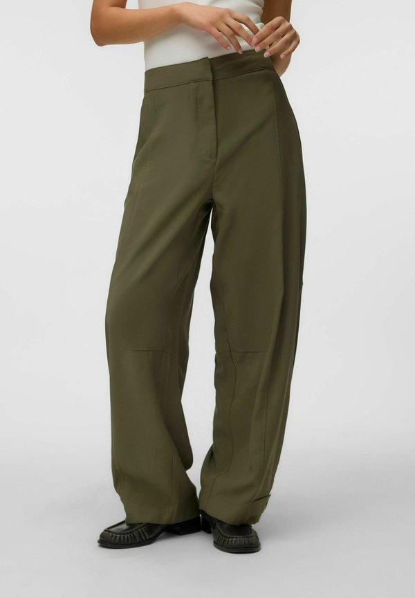 Vero Moda TROUSERS VMELLIOT TROUSERS - Trousers - khaki