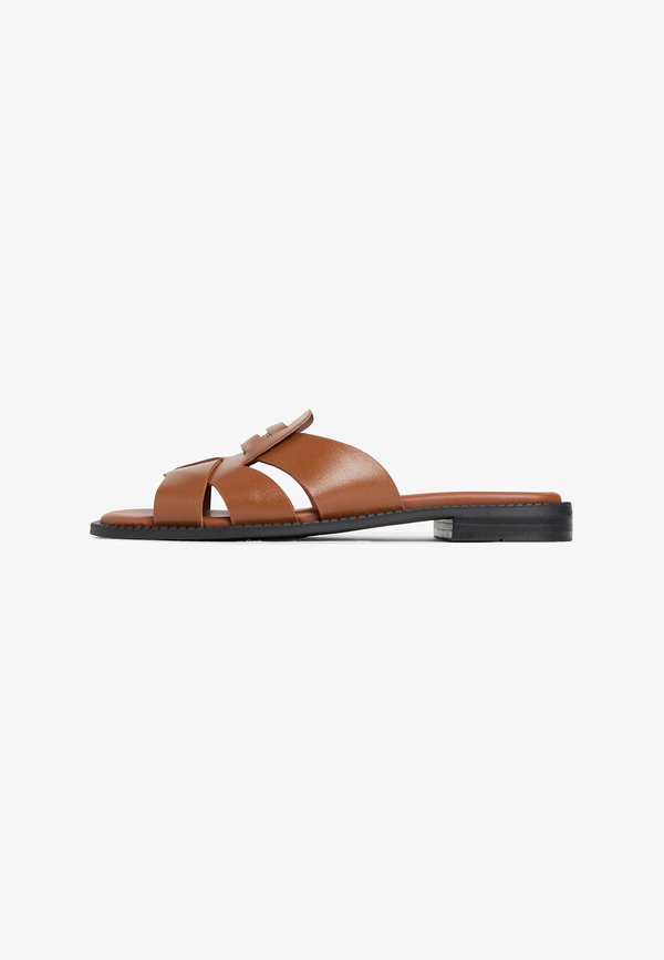 Tommy Hilfiger COIN  - Mules - warm bronze