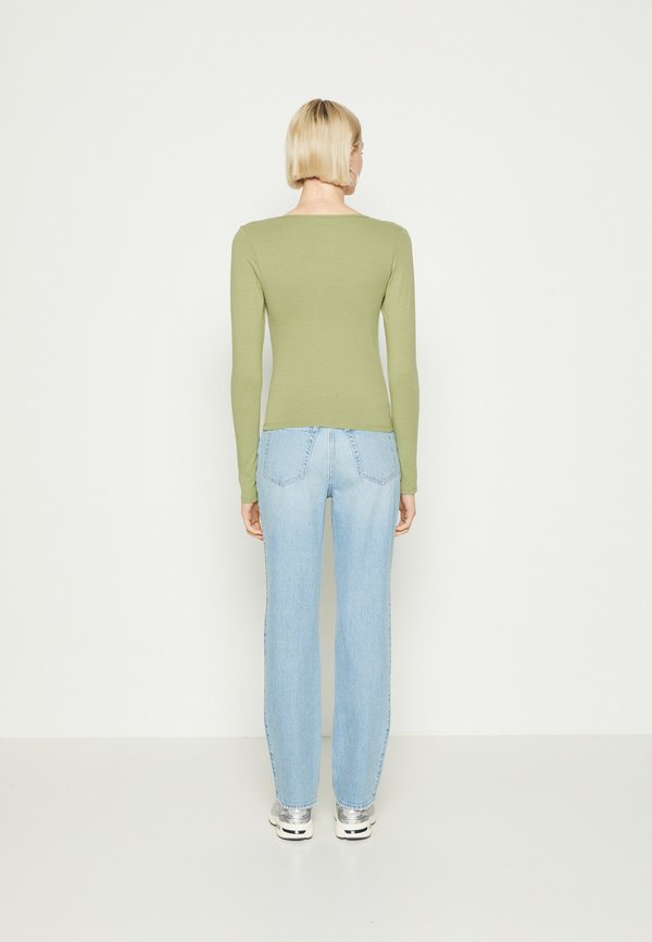 Cotton On LOLA ROUCHED FRONT LONG SLEEVE TOP