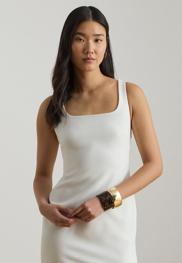 Lauren Ralph Lauren TWIST-BACK CREPE SLEEVELESS GOWN
