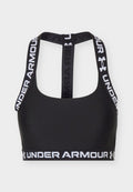 Under Armour MID T BACK - Medium support sports bra - ultimate black