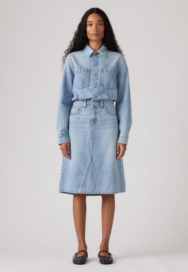 Levi's® WESTERN DRESS - Denim dress - pricey icey