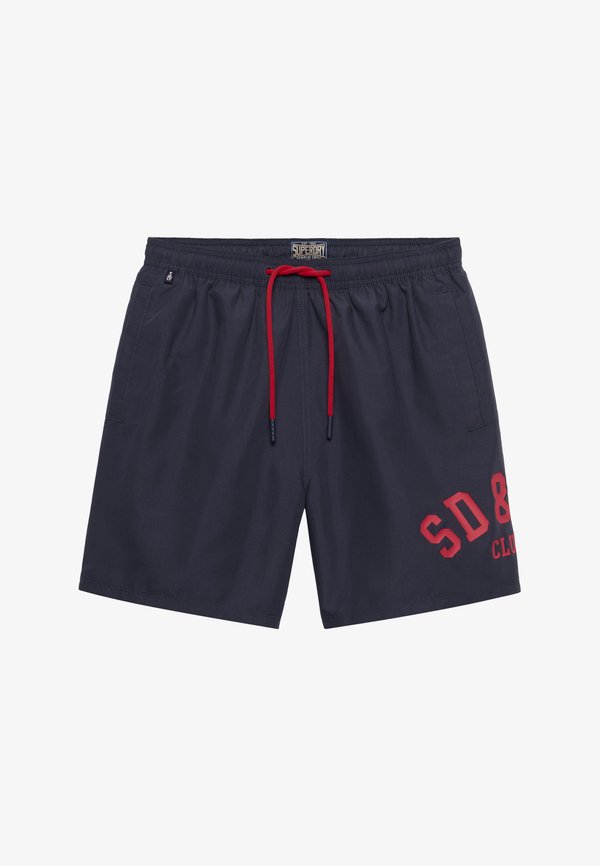 Superdry & Co SUPERDRY PRINTED LOGO 16-INCH SWIM SHORTS.. - Swimming shorts - eclipse navy