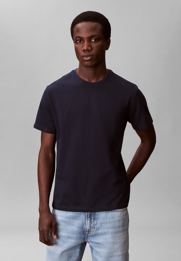 Calvin Klein Jeans SS CLASSIC MONOGRAM TEE - Basic T-shirt - dark sapphire