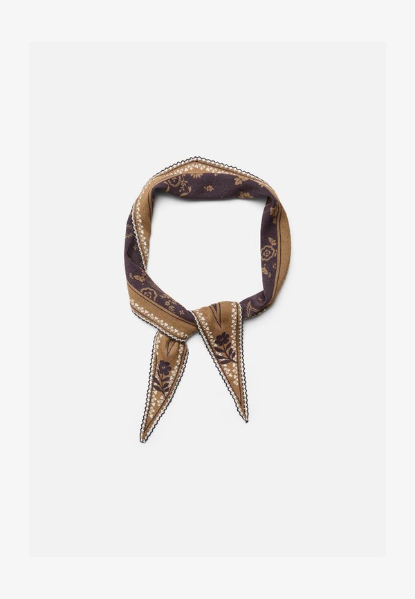 Vero Moda VMOFELIA - Scarf - chocolate torte/oatmeal
