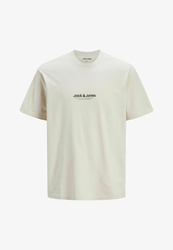 Jack & Jones T- - Print T-shirt - Grey