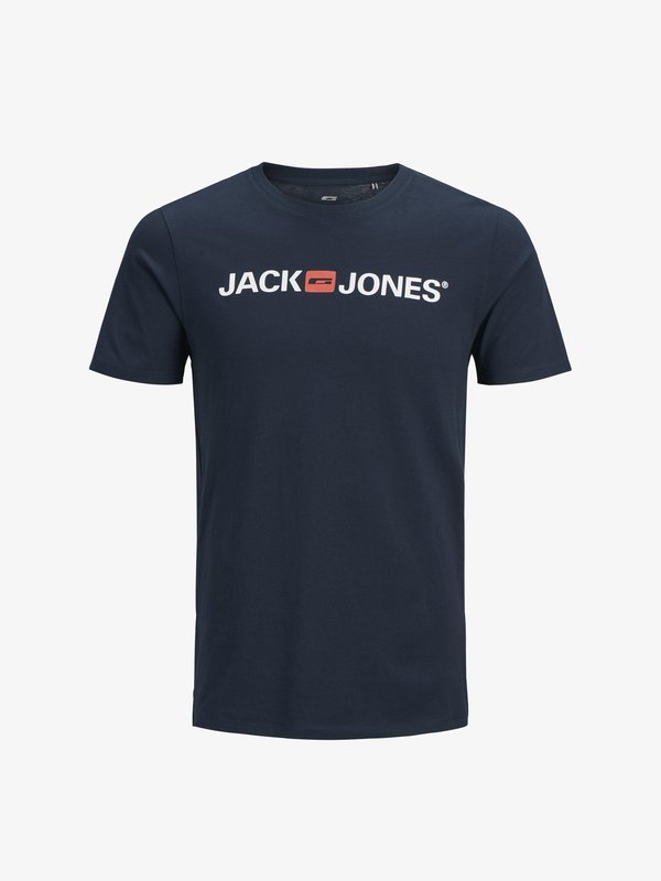 Jack & Jones JJECORP LOGO TEE SS CREW NECK NOOS - Print T-shirt - navy blazer