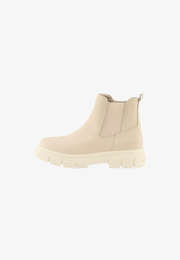 TOM TAILOR Ankle boots - cream