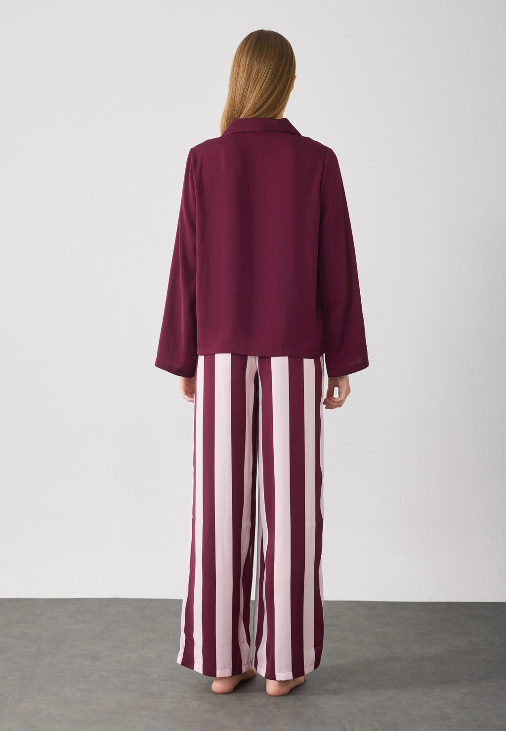 Anna Field CANDY STRIPE WIDE LEG SET