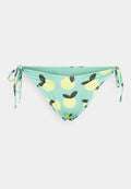 We Are We Wear JACKIE HIGH LEG TIE SIDE BRAZILIAN IN LEMON PRINT CURVE