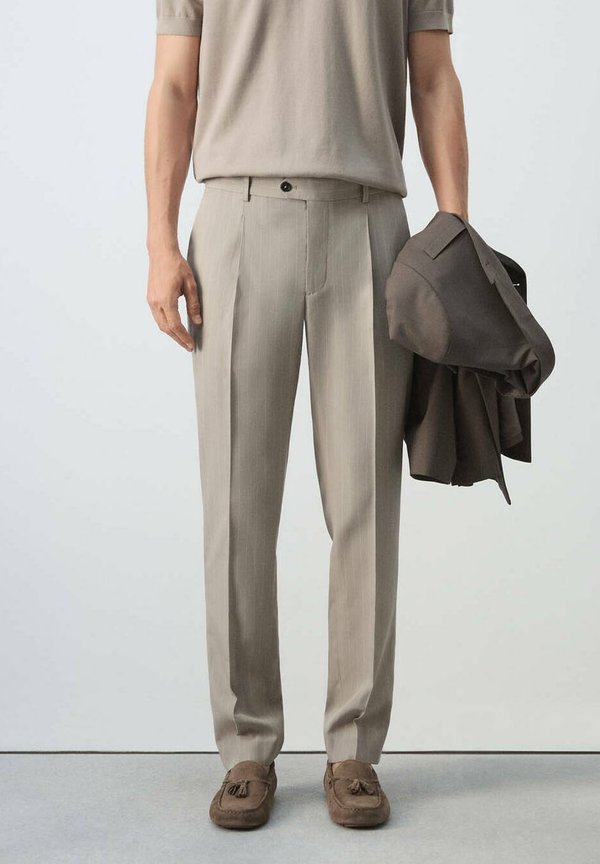 Mango ADULT - Trousers - medium brown