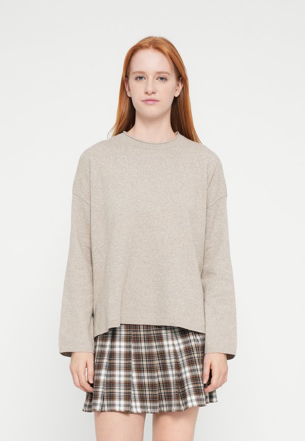 ONLY Knitted ONLLOYAL Knitted - Jumper - beige/melange
