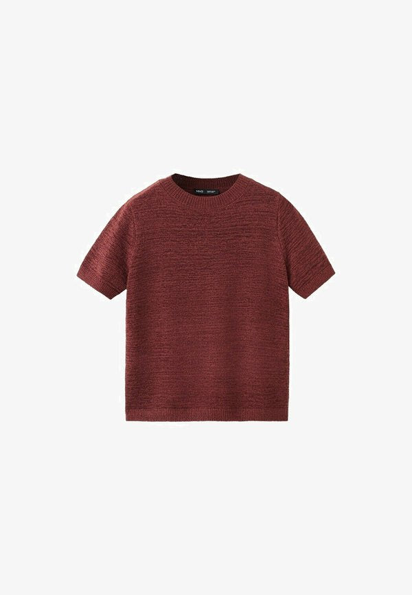 Mango ADULT - Basic T-shirt - burnt orange