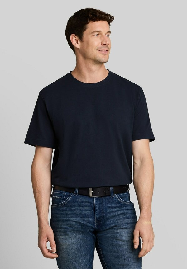 TOM TAILOR PIQUÉ T-SHIRT - Basic T-shirt - sky captain blue