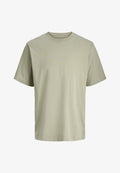 Jack & Jones CATSKILLS MINIMAL TEE CREW NECK - Basic T-shirt - seagrass