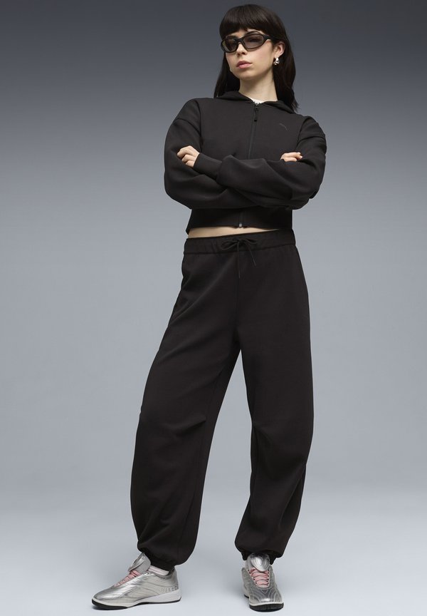 Puma TECH SENSE KAPUZEN - Zip-up sweatshirt - black