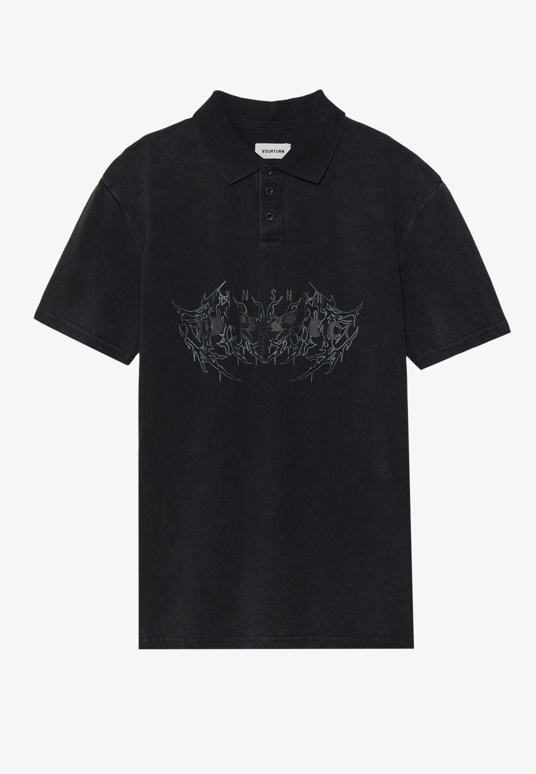 YOURTURN OVERSIZED FIT EMBRO POLO