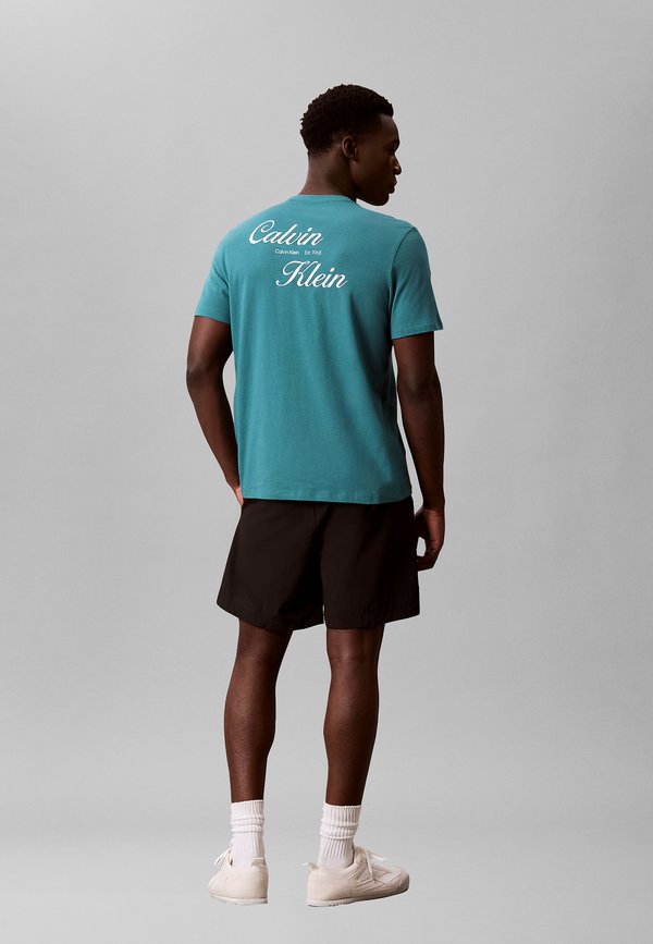 Calvin Klein Jeans 30S CALVIN KLEIN T-SHIRT - Print T-shirt - north sea