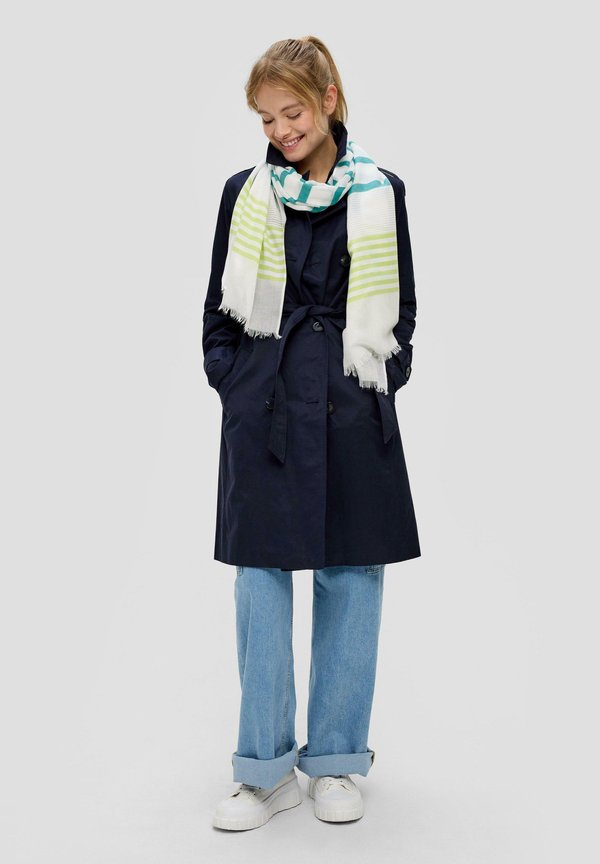 s.Oliver MIT STREIFEN - Scarf - weiß