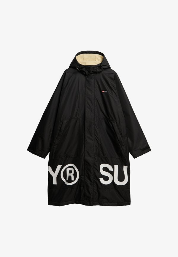 Superdry & Co ROBE - Parka - black white