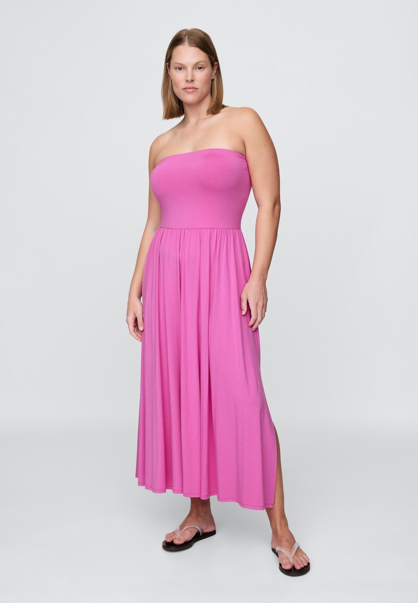GAP STRAPLESS DROP WAIST DRESS