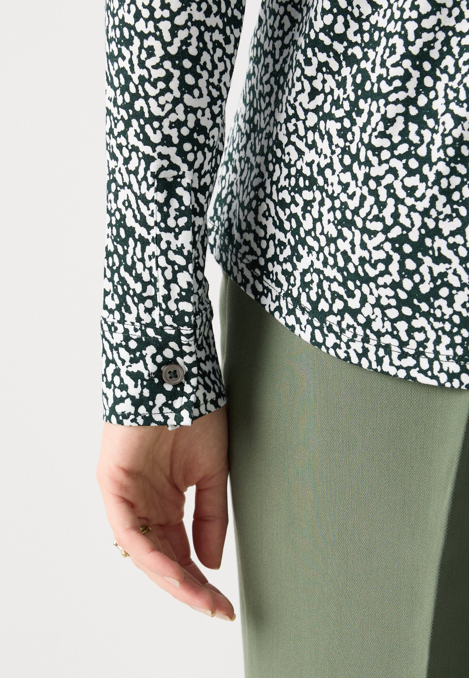 Marc O'Polo BLOUSE LONG SLEEVE COLLAR BUTTON PLACKET