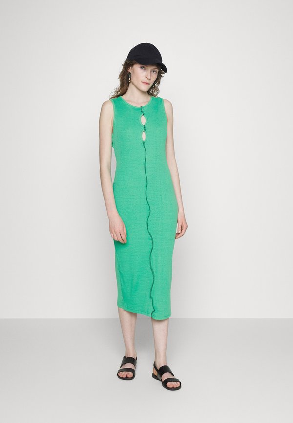 IN THE STYLE LIBERTY RACER BACK BODYCON DRESS