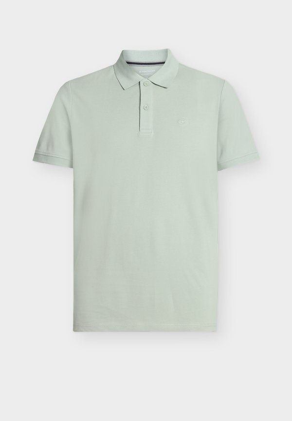 TOM TAILOR BASIC  - Polo shirt - soft greyish green
