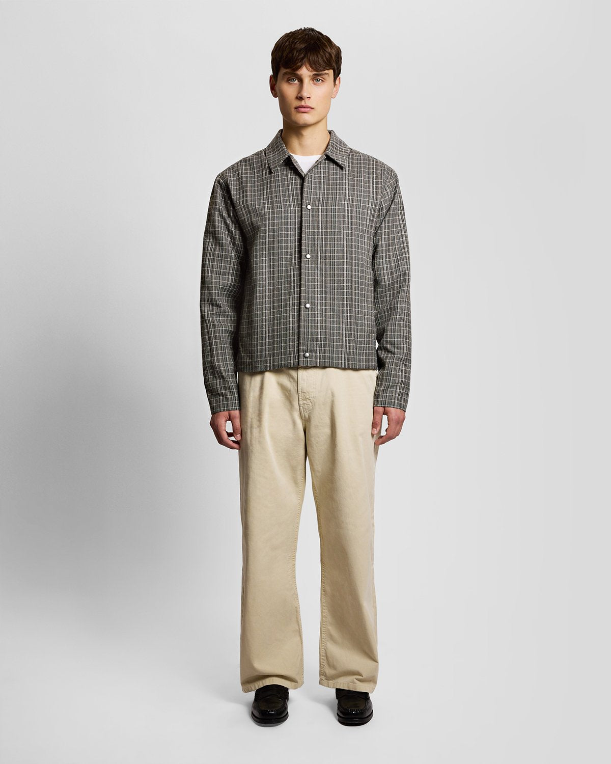 Lyle & Scott MULTI WEAVE COLLARED JACKET