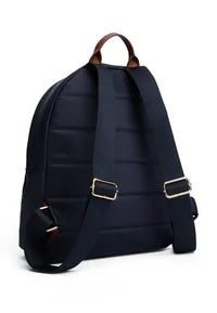 Tommy Hilfiger SIGNATURE TAPE DOME BACKPACK - Rucksack - space blue corp