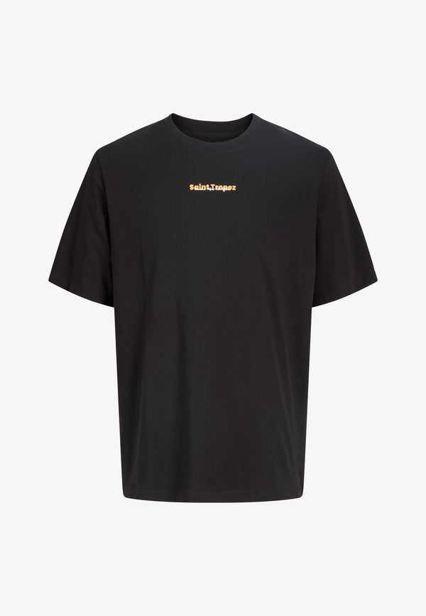 Jack & Jones JJCITY TEE - Print T-shirt - black